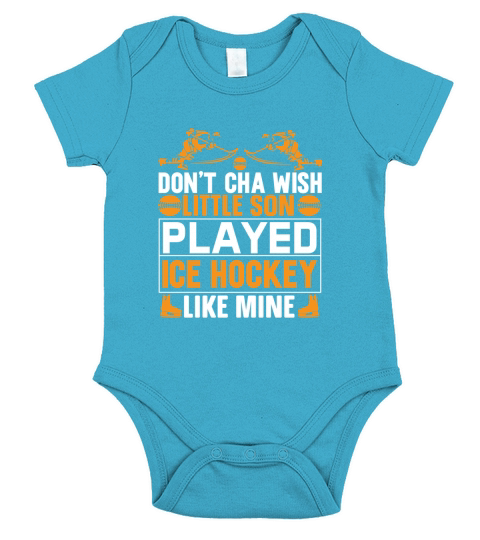 Dont cha wish little son Short Sleeve Baby One-Piece