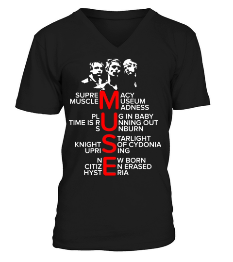 Muse music V-Neck T-shirt