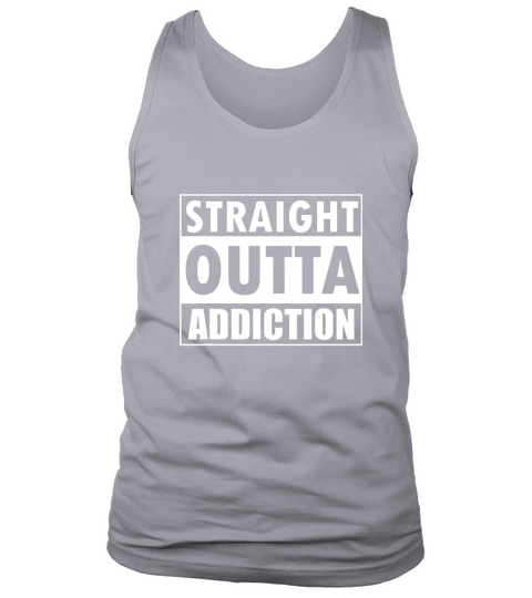 Straight Outta Addiction Rehab Recovery Gifts Tank Top Unisex