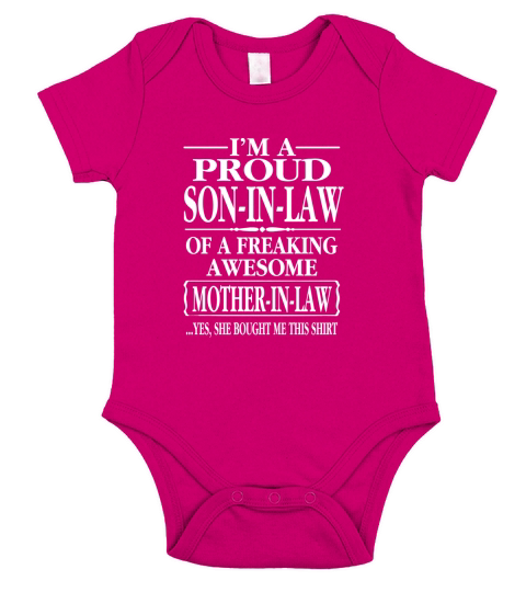 Son-In-Law Short Sleeve Baby One-Piece