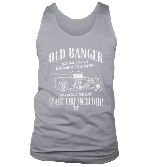 Vintage Old Banger 70th birthday shirt Gift T-Shirt (ML) Tank Top Unisex