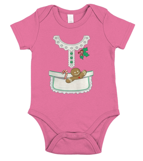 Merry Christmas Mrs Santa Claus Frontside Short Sleeve Baby One-Piece