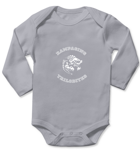 Rampaging Trilobites Long Sleeve Baby One-Piece