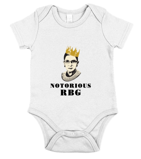 Notorious RBG t-shirt Short Sleeve Baby One-Piece