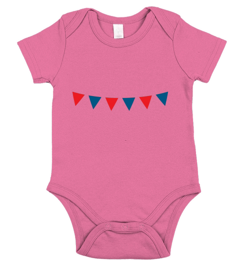 American flag(9) Short Sleeve Baby One-Piece