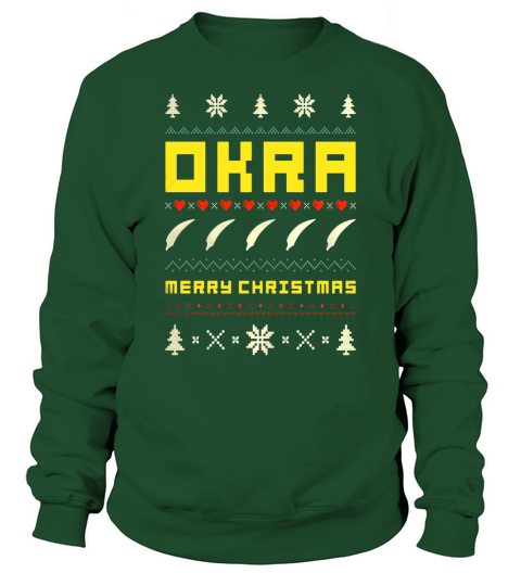 OKRA Ugly Christmas Vintage Retro Style Sweatshirt Unisex