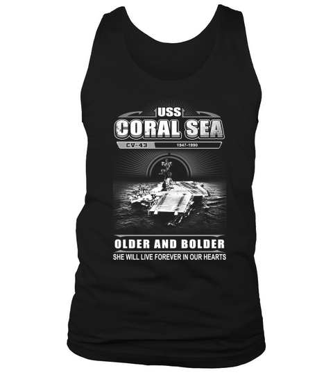 USS Coral Sea CV 43 She will live in our hearts Tank Top Unisex