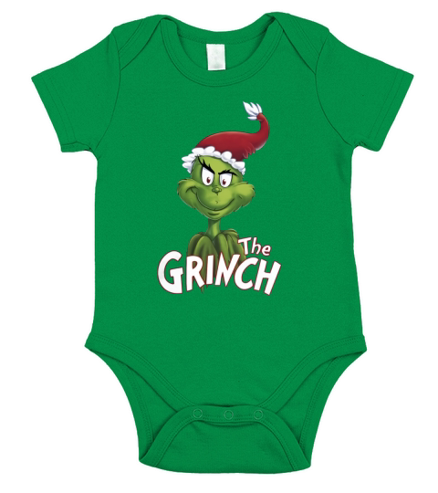 THE GRINCH Short Sleeve Baby One-Piece