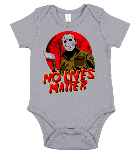 Jason Voorhees Halloween No Lives Matter Short Sleeve Baby One-Piece