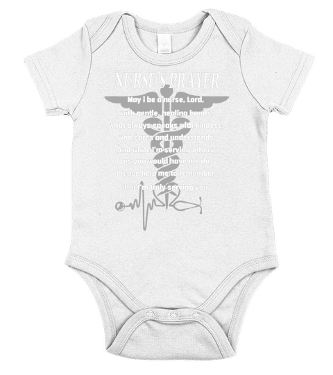 Nurse&amp;amp;#039;s Prayer Shirt Short Sleeve Baby One-Piece