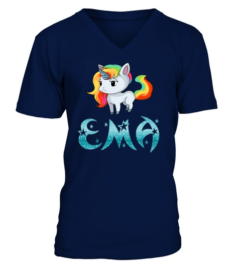 Ema Unicorn V-Neck T-shirt