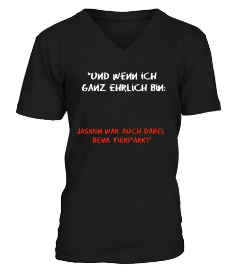 Familie Ritter Karin Jasmin Anscheißen 31er V-Neck T-shirt
