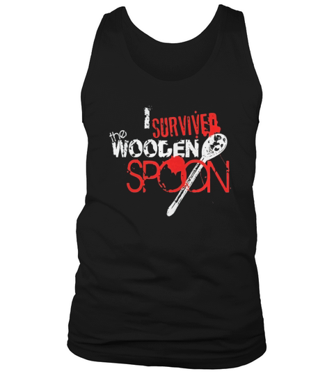 I Survived the Wooden Spoon T-shirt Red Variant Tank Top Unisex