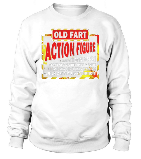 Old Fart Life Sized Action Figure - Funny Birthday T-Shirt Sweatshirt Unisex