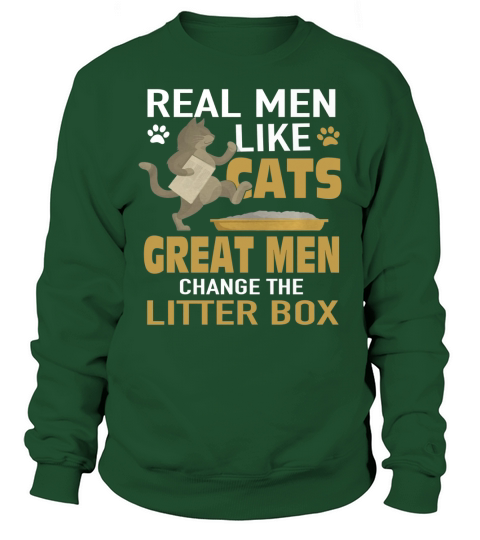 Men And Cats Sweatshirt Unisex