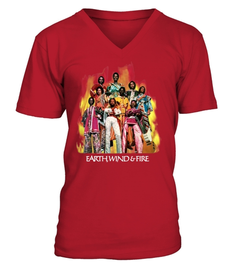 Earth Wind  Fire V-Neck T-shirt