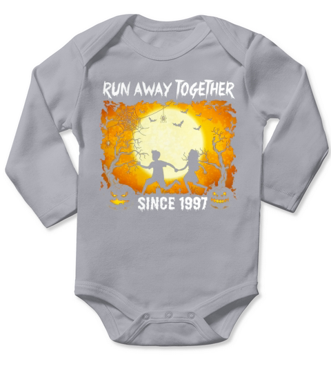Funny Couple Shirt For Halloween. 20th Anniversary Gift. Long Sleeve Baby One-Piece