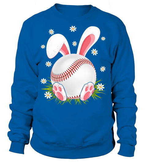 Sport Lover Baseball Bunny Happy Easter Eggs Boys Girls Sweatshirt Unisex