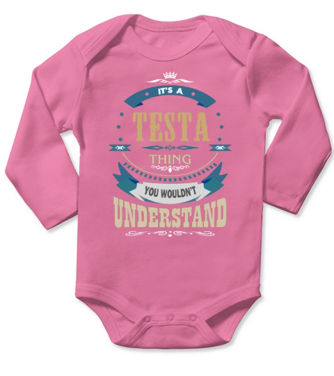 TESTA, Its a TESTA thing Long Sleeve Baby One-Piece