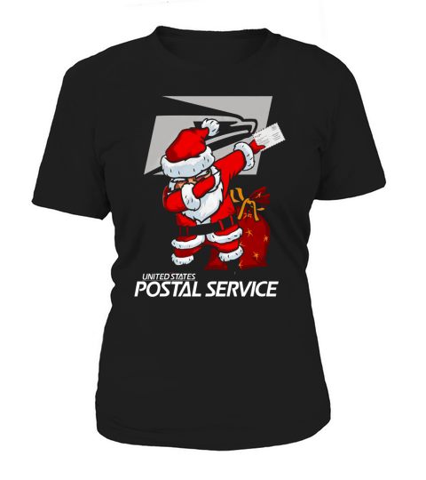 Merry Christmas Santa Claus Dabbing Christmas United States Postal Service - Longsleeve Tee Unisex Women's T-Shirt