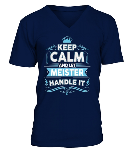 Keep calm MEISTER, MEISTER tshirt V-Neck T-shirt