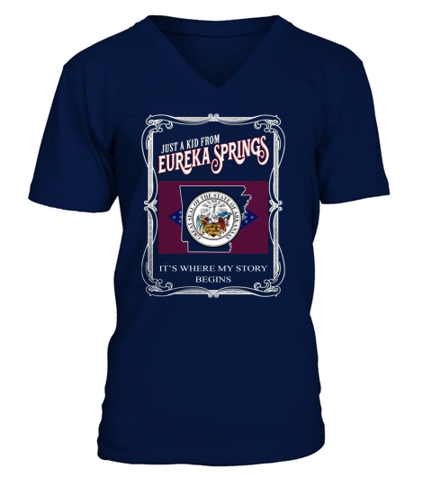 Eureka Springs - ARKANSAS V-Neck T-shirt