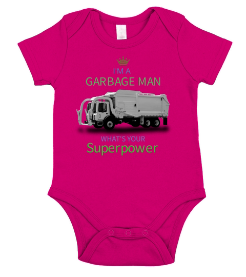 Garbage Man Short Sleeve Baby One-Piece