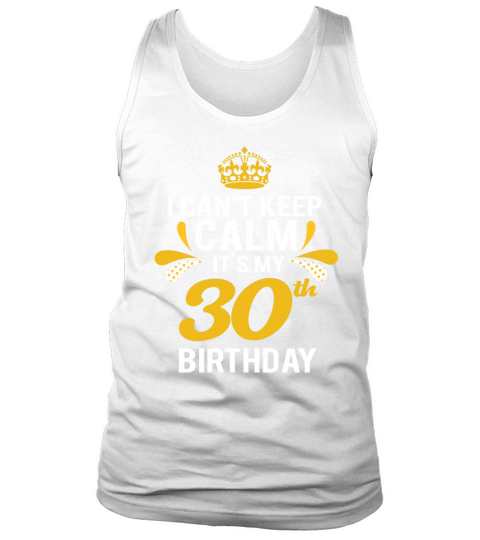 30th Birthday Sayings 30s Years Milestone 1989 Tank Top Unisex