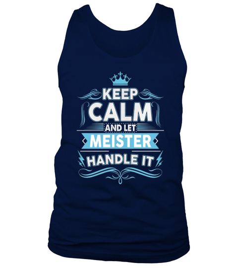 Keep calm MEISTER, MEISTER tshirt Tank Top Unisex