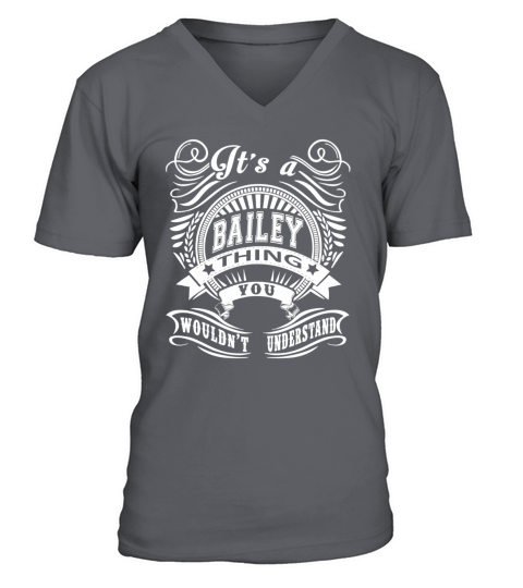 BAILEY - BAILEY name V-Neck T-shirt