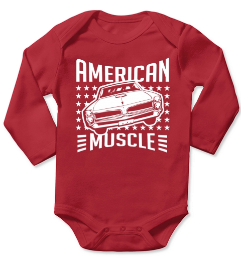 Pontiac GTO American Muscle Long Sleeve Baby One-Piece