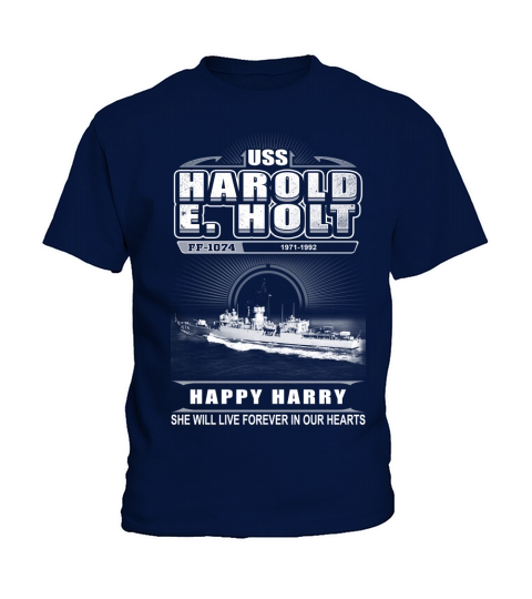 USS Harold E Holt Kids T-Shirt