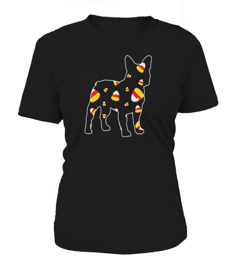 Retro Candy Corn Bulldog Pop Arts T-Shirt Women's T-Shirt