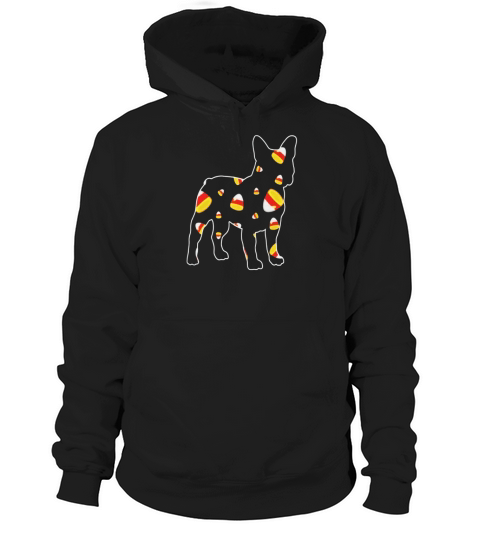 Retro Candy Corn Bulldog Pop Arts T-Shirt Hoodie Unisex