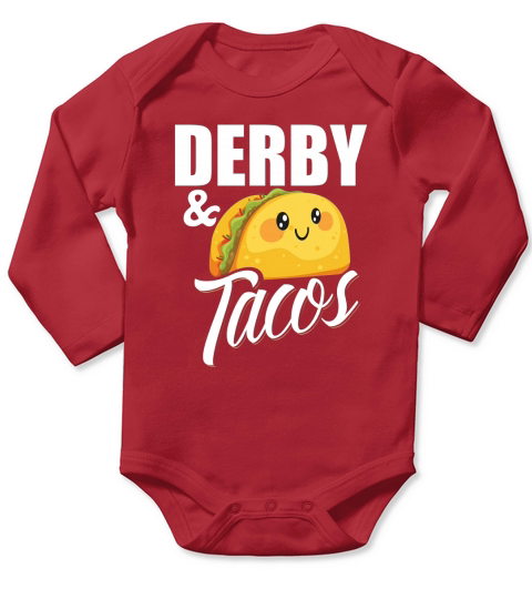 Roller Derby and Tacos - Baby Onesie Long Sleeve Baby One-Piece