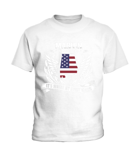 Marion, Alabama Its Where My Story Begins Shirt Kids T-Shirt