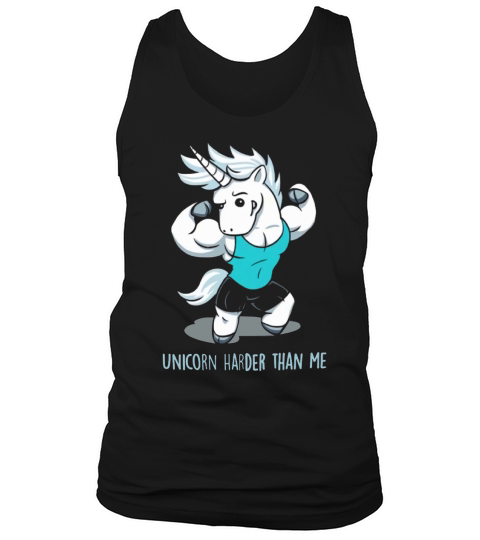 Unicorn Harder Than Me Tank Top Unisex