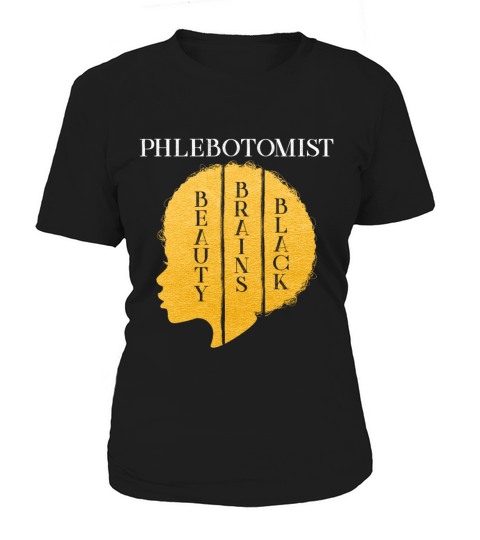 Black History Month Phlebotomist African American Women's T-Shirt