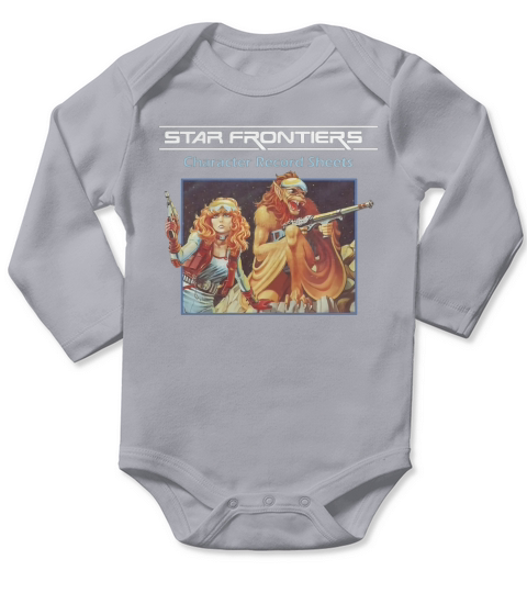 Star Frontiers Character Record Sheets Long Sleeve Baby One-Piece
