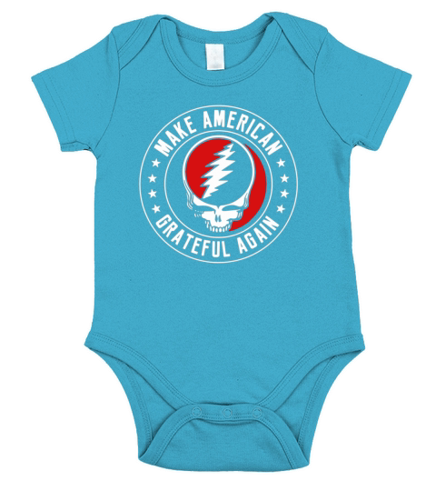 Make american grateful dead again stars Short Sleeve Baby One-Piece