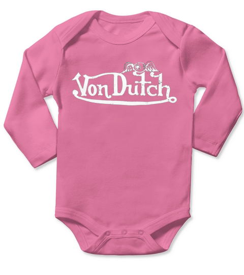VON DUTCH STYLE biker bobber chopper hot rod custo - Hat Long Sleeve Baby One-Piece