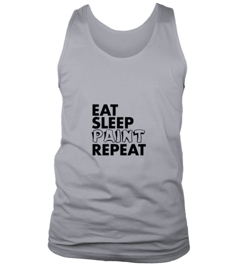eat sleep paint repeat Tank Top Unisex