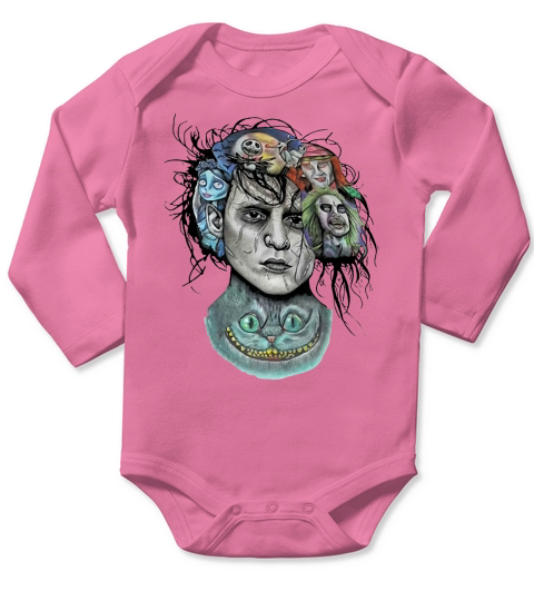 Tim Burton 2018 shirt Long Sleeve Baby One-Piece