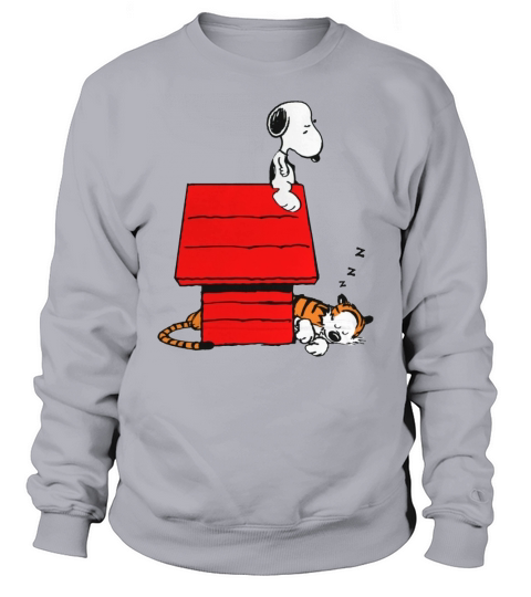 Snoopy and Hobbes Sweatshirt Unisex