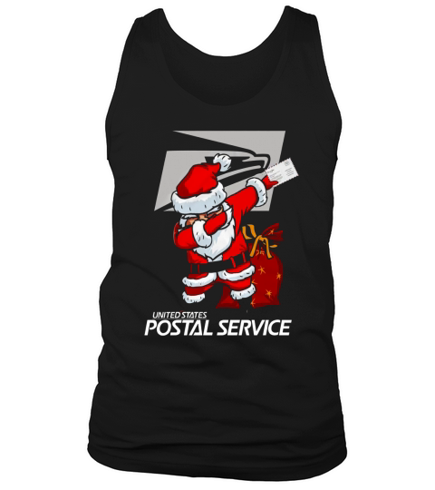 Merry Christmas Santa Claus Dabbing Christmas United States Postal Service - Longsleeve Tee Unisex Tank Top Unisex