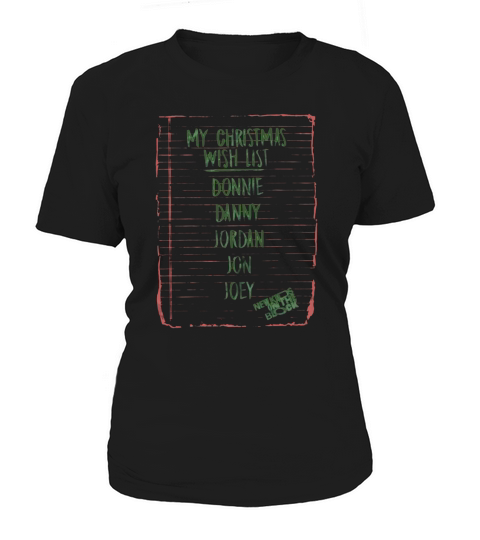 My christmas wish list New Kids On The Block Women's T-Shirt