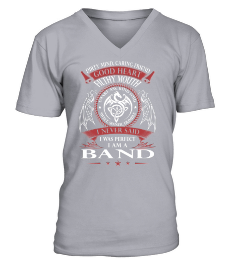 Band Good Heart Name V-Neck T-shirt