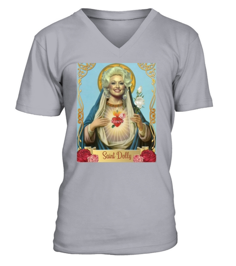 Saint Dolly Parton V-Neck T-shirt