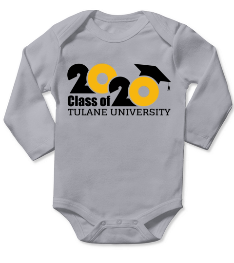 Tulane University Class of Graduation 2020 Long Sleeve Baby One-Piece