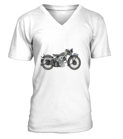 1935 vintage motorcycle V-Neck T-shirt